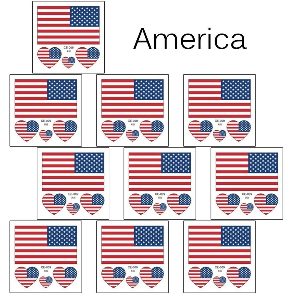The American Store Tattoo Stickers US Country Flag Tattoo Stickers Body Face Art Tattoo Decals For National Day Independence Day 4th Of July 15 The American Store Tattoo Stickers US Country Flag Tattoo Stickers Body Face Art Tattoo Decals For National Day Independence Day 4th Of July