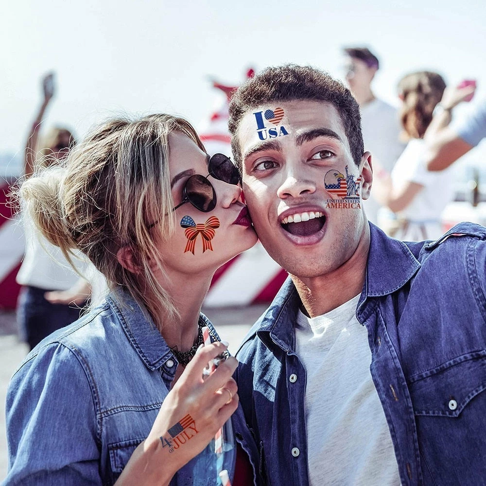 The American Store Tattoo Stickers US Country Flag Tattoo Stickers Body Face Art Tattoo Decals For National Day Independence Day 4th Of July 12 The American Store Tattoo Stickers US Country Flag Tattoo Stickers Body Face Art Tattoo Decals For National Day Independence Day 4th Of July