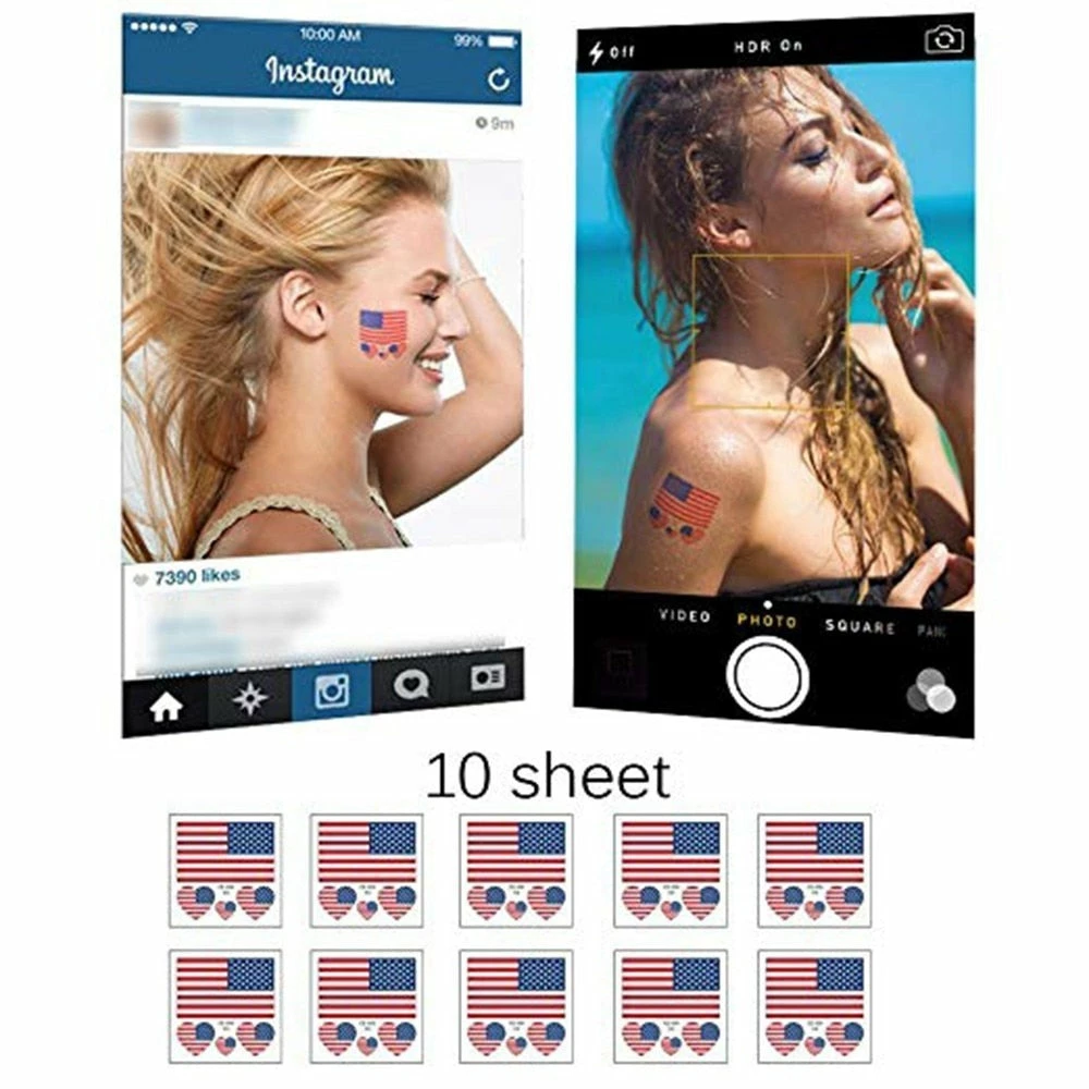 The American Store Tattoo Stickers US Country Flag Tattoo Stickers Body Face Art Tattoo Decals For National Day Independence Day 4th Of July 13 The American Store Tattoo Stickers US Country Flag Tattoo Stickers Body Face Art Tattoo Decals For National Day Independence Day 4th Of July