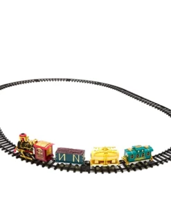 Online American Store New Christmas Train Painted Wood With Santa/bear Xmas Kid Toys Gift Ornament Navidad Christmas Decoration For Home New Year Gift