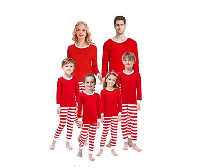 The American Store Matching Family Look Christmas Pajamas Clothes For Family Winter Red Striped Toddler Outfits Christmas Pajamas Sleepwear Set Christmas Family Collection 3 The American Store Matching Family Look Christmas Pajamas Clothes For Family Winter Red Striped Toddler Outfits Christmas Pajamas Sleepwear Set Christmas Family Collection
