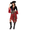 Commodities Wholesale Halloween Women Costumes Pirate Costumes Fancy Carnival Performance Sexy Adult Halloween Costume Dress High Quality Captain Party Women Cosplay