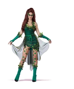 The American Store Halloween Women Costumes Poison Ivy Cosplay Costume, DC Comics, Batman, Cartoon, Pamela Lillian Isley, Halloween Costume