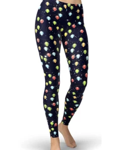 Onlineamericanstore Christmas Women Clothing Christmas Tree Leggings, Christmas Leggings, Holiday Leggings, Capris, Christmas Clothing, Christmas Yoga Pants, Capris, Christmas Outfit