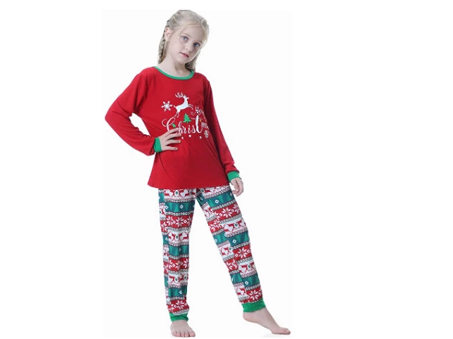 The American Store Christmas Kids Clothing Baby Boy Girls Cute Christmas Baby Clothes Sets Classic Snow Printing Xmas Sleepwear Pajama Sets Xmas Gift 3 The American Store Christmas Kids Clothing Baby Boy Girls Cute Christmas Baby Clothes Sets Classic Snow Printing Xmas Sleepwear Pajama Sets Xmas Gift