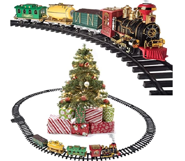 Online American Store New Christmas Train Painted Wood With Santa/bear Xmas Kid Toys Gift Ornament Navidad Christmas Decoration For Home New Year Gift 3 Online American Store New Christmas Train Painted Wood With Santa/bear Xmas Kid Toys Gift Ornament Navidad Christmas Decoration For Home New Year Gift