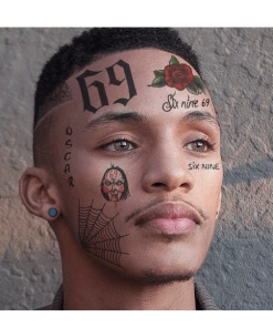 The American Store 6ix9ine Takashi Tattoo Replicas | Tattoo For Halloween Costume Or Concert Fashion Halloween Women Costumes