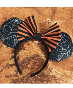Onlineamericanstore Halloween Women Costumes Halloween Themed Spider Web & Spikes Mouse Ears