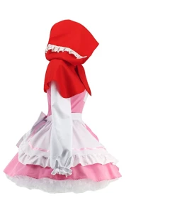TONGYINZI Store UTMEON Sexy Cosplay Little Red Riding Hood Fantasy Uniforms Halloween Costumes For Women Fancy Dress Plus Size S-6XL
