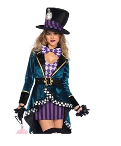 Hai Cospl Store Halloween Women Costumes Halloween Alice In Wonderland Costumes Women Magician Cosplay Girls Princess Quess Magic Cosplay Female Coat