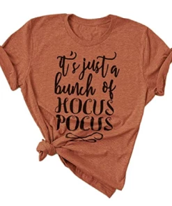 Online American Store LIMITED! It's Just A Bunch Of Hocus Pocus Shirt, Halloween Shirt, Hocus Pocus Shirt, Fall Shirt Women, Amuk Amuk Amuk, Hocus Pocus Halloween Women Clothing