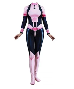 Ainiel Costume Store Halloween Women Costumes Ainiel My Hero Academia Froppy Tsuyu Asui Cosplay Costume Spandex Zentai Suit Women Girls Bodysuits Halloween Kids And Adults