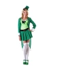 Comfy Apparel Store Echoine Women Halloween St. Patrick's Day Irish Lucky Leprechaun Costumes Cosplay Green Forest Elf Carnival Purim Clothing Halloween Women Costumes