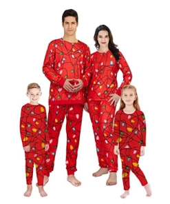 The American Store Christmas Family Pajamas Set Santa Adult Kids Women Sleepwear Nightwear Cosplay 2016 Long Sleeve Home Wear Christmas Family Collection