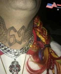 The American Store Tekashi69 Temporary Face + Neck Tattoos | 6ix9ine Raper Tattoo | Skin Safe