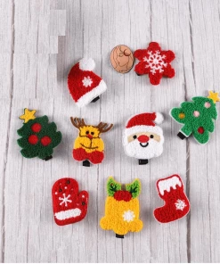 L-D's Show Store Women Girls Cute Christmas Hairpins Hair Clip Bands Cartoon Headwear Kids Barrettes Toddlers Charm Jewelry Gift Hair Accessories