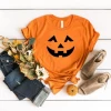 Online American Store T-shirt Top Pumpkin Shirt Women Graphic Halloween Pumpkin Tee Tshirt Harajuku Women Causal Cotton Tops Tees Shirt Drop Shipping
