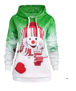 The American Store Christmas Women Clothing Christmas Cool Funny Sweatshirts Dog Wear Glasses Overalls Printed Men Women Unisex Hoodies Xmas Clothes Hip Hop O-Neck Pullover