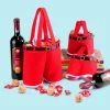 The American Store Christmas Gift Bag Collection Useful 1Pc Merry Christmas Gift Treat Candy Wine Bottle Holder Santa Claus Suspender Pants Trousers Decor Christmas Gift Bags