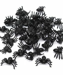 International Home Garden Store Useful 50pcs 2*1.4cm Plastic Black Spider Halloween Decoration Festival Supplies Funny Prank Toys Decoration Realistic Prop Halloween Prop 12 International Home Garden Store Useful 50pcs 2*1.4cm Plastic Black Spider Halloween Decoration Festival Supplies Funny Prank Toys Decoration Realistic Prop Halloween Prop