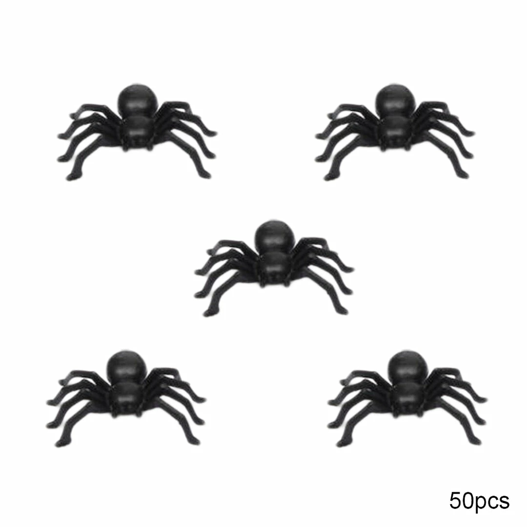 International Home Garden Store Useful 50pcs 2*1.4cm Plastic Black Spider Halloween Decoration Festival Supplies Funny Prank Toys Decoration Realistic Prop Halloween Prop 4 International Home Garden Store Useful 50pcs 2*1.4cm Plastic Black Spider Halloween Decoration Festival Supplies Funny Prank Toys Decoration Realistic Prop Halloween Prop
