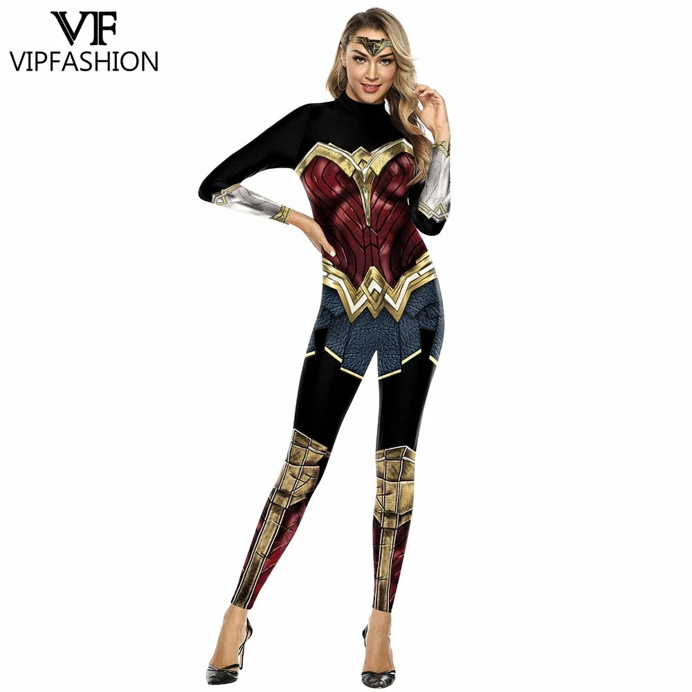 Vipfashion Store VIP FASHION Wonder Women Girl Costume Cosplay Bodysuit X-Men Team Super Hero Marvel Printed Halloween Costumes For Women Superheroes Women Costumes 6 Vipfashion Store VIP FASHION Wonder Women Girl Costume Cosplay Bodysuit X-Men Team Super Hero Marvel Printed Halloween Costumes For Women Superheroes Women Costumes