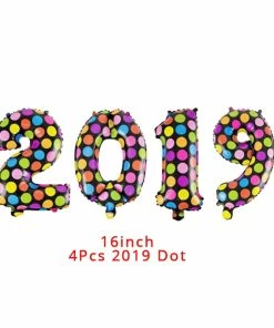 Online American Store New Year Collection WEIGAO Christmas Decoration New Year 2019 Happy New Year Balloons Christmas Decoration For Home Event Party Supplies Navidad