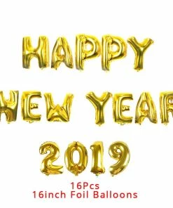 Online American Store New Year Collection WEIGAO Christmas Decoration New Year 2019 Happy New Year Balloons Christmas Decoration For Home Event Party Supplies Navidad