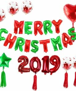 Online American Store New Year Collection WEIGAO Christmas Decoration New Year 2019 Happy New Year Balloons Christmas Decoration For Home Event Party Supplies Navidad