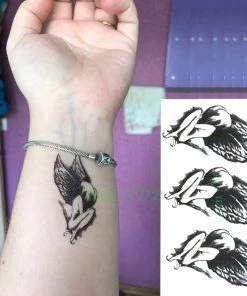 The American Store Halloween Temporary Tekashi69 Tattoos Waterproof Temporary Tattoo Sticker Mandala Henna Bird Feather Body Art Tatto Flash Tatoo Fake Tattoos For Girl Women Men 4