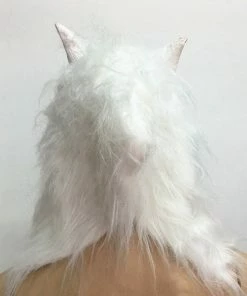 MZOMXO Houseware Store Store Wolf Head Shape Halloween Mask Horror Masquerade Props Portable Festive Party Supplies