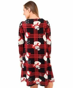 TUREN Store Women Christmas Dress 2018 Floral Vintage Dress Full Sleeve Casual Elegant Party Festival Gift Dresses Vestidos Plus Size Christmas Women Clothing