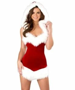 The American Store Christmas Women Clothing Women Christmas Dress Hooded New Year V Neck Sleeveless Xmas Dress Women Red Sexy Mini Dress Fancy Cosplay Santa Costume 11 The American Store Christmas Women Clothing Women Christmas Dress Hooded New Year V Neck Sleeveless Xmas Dress Women Red Sexy Mini Dress Fancy Cosplay Santa Costume