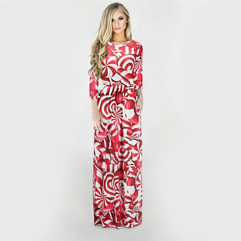 The American Store Christmas Women Clothing Women Winter Dresses 2018 Christmas Tree Long Dress Casual Long Sleeve Print Party Dress Plus Size Maxi Dress Vestidos Robe 3XL 3 The American Store Christmas Women Clothing Women Winter Dresses 2018 Christmas Tree Long Dress Casual Long Sleeve Print Party Dress Plus Size Maxi Dress Vestidos Robe 3XL