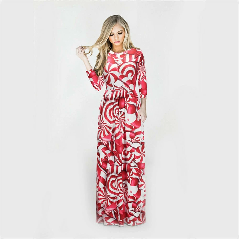 The American Store Christmas Women Clothing Women Winter Dresses 2018 Christmas Tree Long Dress Casual Long Sleeve Print Party Dress Plus Size Maxi Dress Vestidos Robe 3XL 16 The American Store Christmas Women Clothing Women Winter Dresses 2018 Christmas Tree Long Dress Casual Long Sleeve Print Party Dress Plus Size Maxi Dress Vestidos Robe 3XL