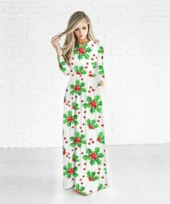 The American Store Christmas Women Clothing Women Winter Dresses 2018 Christmas Tree Long Dress Casual Long Sleeve Print Party Dress Plus Size Maxi Dress Vestidos Robe 3XL 31 The American Store Christmas Women Clothing Women Winter Dresses 2018 Christmas Tree Long Dress Casual Long Sleeve Print Party Dress Plus Size Maxi Dress Vestidos Robe 3XL