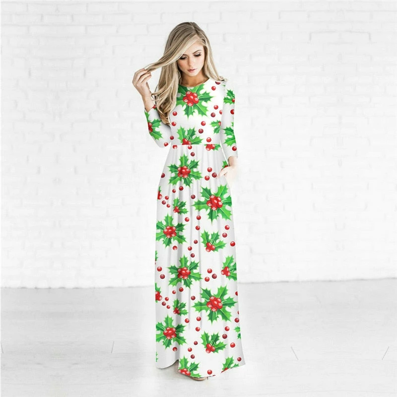 The American Store Christmas Women Clothing Women Winter Dresses 2018 Christmas Tree Long Dress Casual Long Sleeve Print Party Dress Plus Size Maxi Dress Vestidos Robe 3XL 13 The American Store Christmas Women Clothing Women Winter Dresses 2018 Christmas Tree Long Dress Casual Long Sleeve Print Party Dress Plus Size Maxi Dress Vestidos Robe 3XL