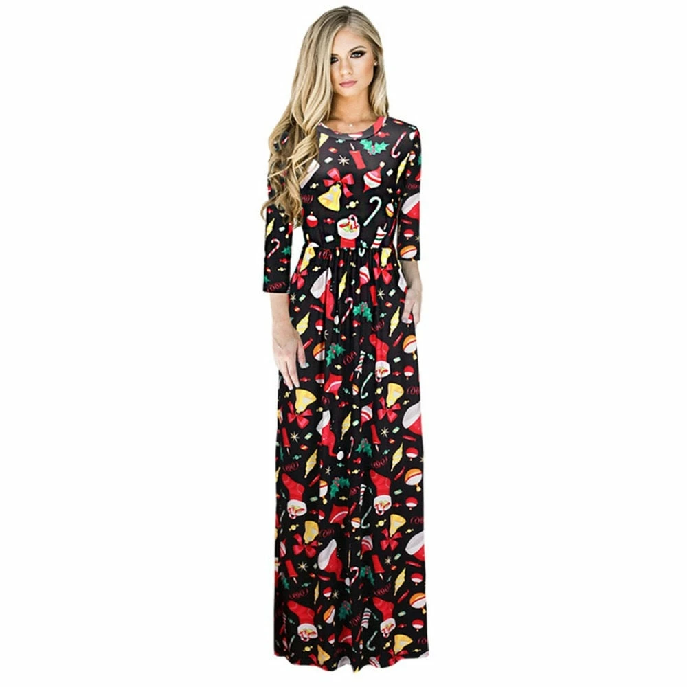 The American Store Christmas Women Clothing Women Winter Dresses 2018 Christmas Tree Long Dress Casual Long Sleeve Print Party Dress Plus Size Maxi Dress Vestidos Robe 3XL 19 The American Store Christmas Women Clothing Women Winter Dresses 2018 Christmas Tree Long Dress Casual Long Sleeve Print Party Dress Plus Size Maxi Dress Vestidos Robe 3XL