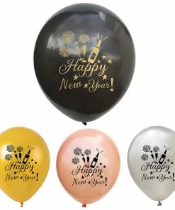 The American Store New Year Collection 15pcs 2019 Happy New Year Balloon Confetti Christmas Balloons Set Rose Gold Latex Ballon Birthday Party Decorations Baby