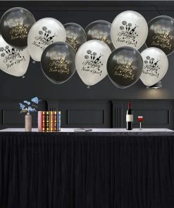 The American Store New Year Collection 15pcs 2019 Happy New Year Balloon Confetti Christmas Balloons Set Rose Gold Latex Ballon Birthday Party Decorations Baby