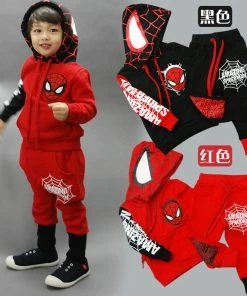 The American Store ZOETOPKID Spring Autumn Boys Clothing Set Spiderman Baby Boy Sports Suits 2-6 Years Clothes Set Children Tracksuits
