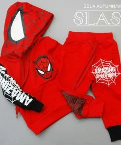 The American Store ZOETOPKID Spring Autumn Boys Clothing Set Spiderman Baby Boy Sports Suits 2-6 Years Clothes Set Children Tracksuits