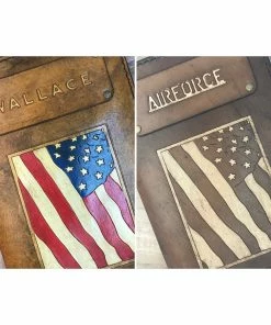 TruthTreasuresMil Custom Leather Journal, Personalized Leather Notebook, Military Journal, Air Force Gift, Lined Pages, Journal Included, Military Gift