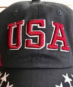 MG Washed Cotton Twill Stars & Stripes USA Ball Cap Hat USA Flag Cap Mens Clothing 5 MG Washed Cotton Twill Stars & Stripes USA Ball Cap Hat USA Flag Cap Mens Clothing