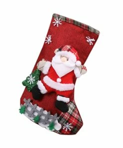 Shop4196014 Store Christmas And New Year Decorations For Home Christmas Stockings Personalize Christmas Stocking Socks Gift Bags Holder Xmas Xmas Christmas Gift Bag Collection