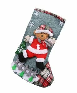Shop4196014 Store Christmas And New Year Decorations For Home Christmas Stockings Personalize Christmas Stocking Socks Gift Bags Holder Xmas Xmas Christmas Gift Bag Collection