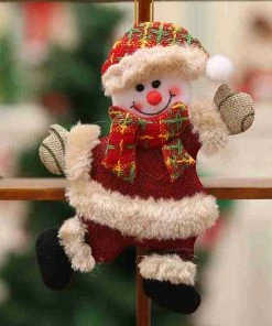 ZX Qianduoduo Store Christmas Decorations For Home Ornaments Hanging Christmas Tree Decorations Snowman Ornaments Hanging ##