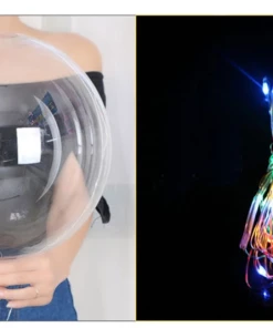 The American Store 18/24inch Clear Bubble Balloon Luminous LED Lights String Up Balloons Round Ball Wedding Hen Party Happy Birthday Supplies New Year Collection