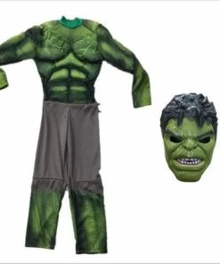 The American Store New Year Carnival Green The Incredible Hulk Costume Avengers Endgame Muscle Halloween Costume For Kids Boys Children Cosplay Superheroes Kids Costumes