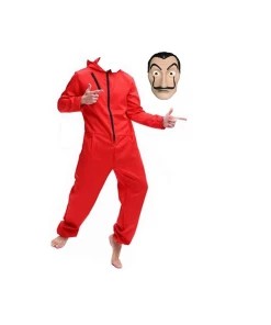 Anime Lover Money Heist The House Of Paper La Casa De Papel Cosplay Costume For Men Women Salvador Dali Costume Halloween Carnival Costume Halloween Costumes